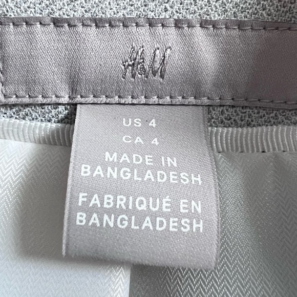 H&M Heathered Light Grey Suit, like new! - Picture 5 of 5